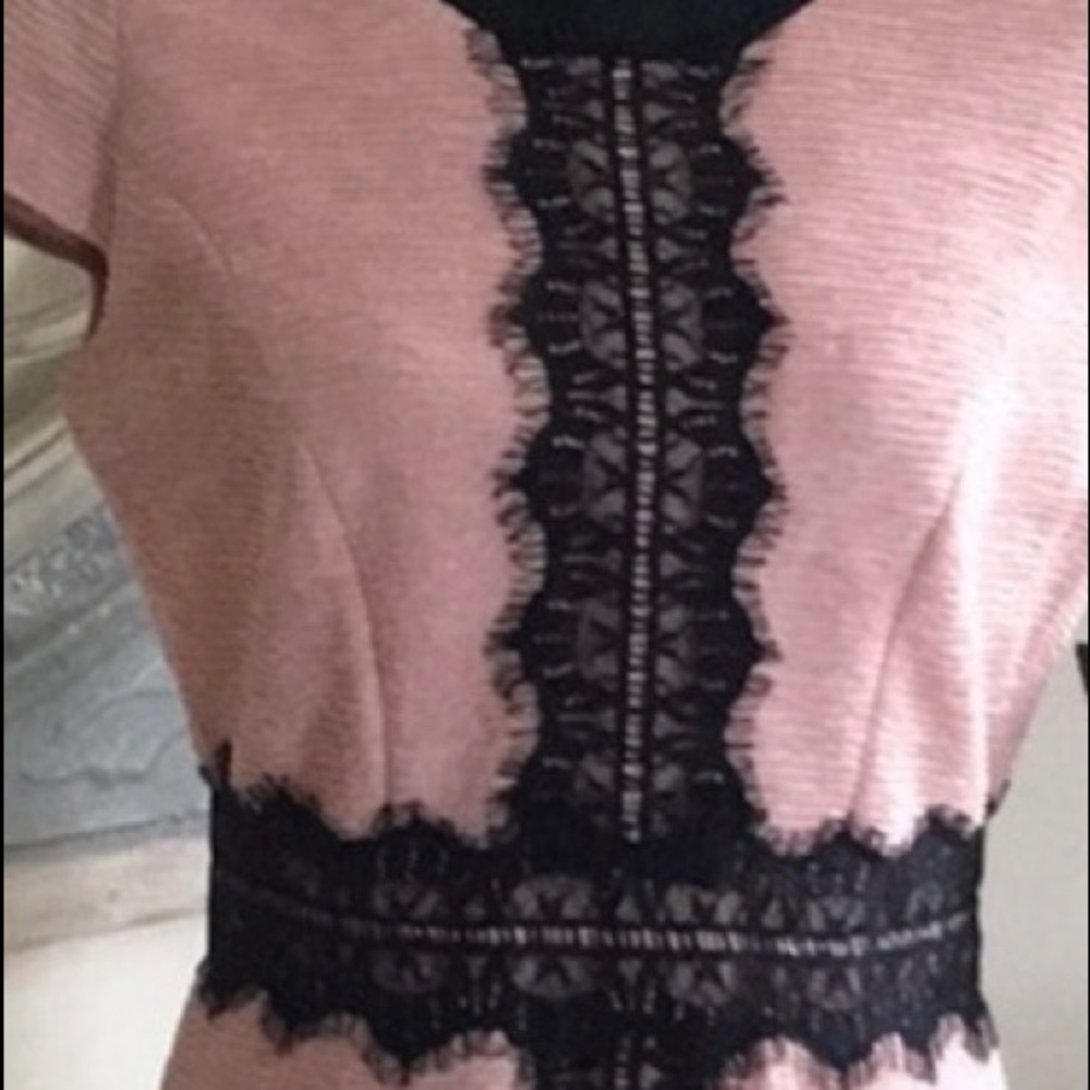 Jax Textured Fit and Flare Dress Size 10 - Picture 2 of 4